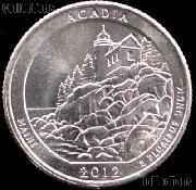 2012-P Maine Acadia National Park Quarter GEM BU America the Beautiful