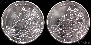 2012 P & D Maine Acadia National Park Quarters GEM BU America the Beautiful