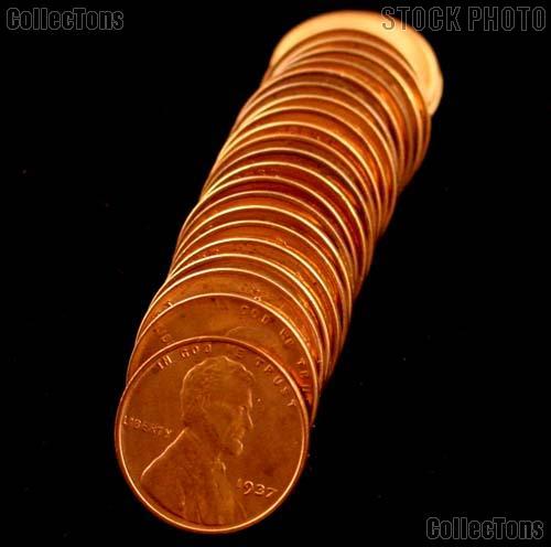 1937 Lincoln Wheat Cent in Uncirculated Condition from Original Roll