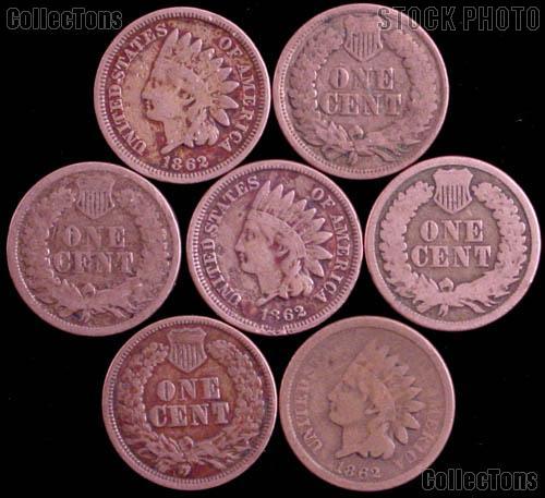 1862 Indian Head Cent COPPER-NICKEL - Better Date Filler