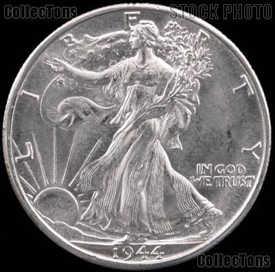 1944-D Walking Liberty Silver Half Dollar * Choice BU 1944 Walker