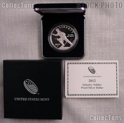 2012-W Infantry Soldier Commemorative Proof Silver Dollar