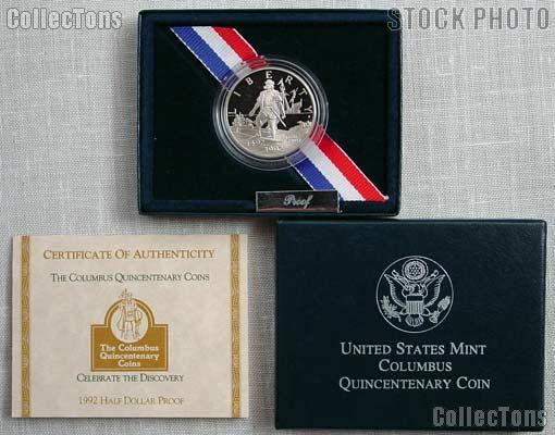 1992-S Columbus Quincentenary Commemorative Proof Half Dollar