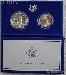 1986 Statue of Liberty Two Coin Commemorative Uncirculated (BU) Set
