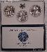 1984 Olympic Coliseum 3-Coin (P,D,S) Commemorative Uncirculated Silver Dollar Set
