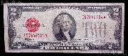 Two Dollar Bill Red Seal Series 1928 US Currency