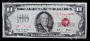 One Hundred Dollar Bill Red Seal Series 1966 US Currency