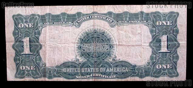 One Dollar Bill Silver Certificate "Black Eagle" Large Size Series 1899 US Currency