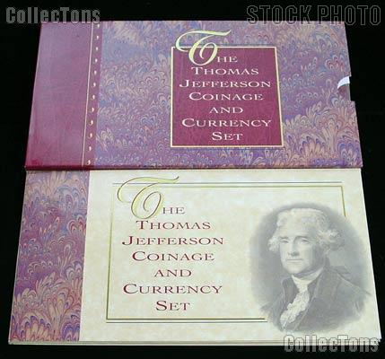 1993-P Jefferson Coin and Currency Commemorative Set