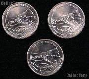 2012 P, D, & S New Mexico Chaco Culture National Park Quarters GEM BU America the Beautiful