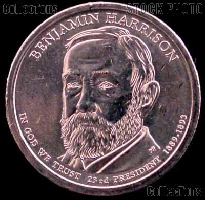 2012-P Benjamin Harrison Presidential Dollar GEM BU 2012 Harrison Dollar