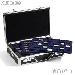 Coin Case Aluminum Briefcase for Coin Trays by Lighthouse