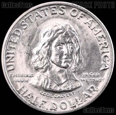 Maryland Tercentenary Silver Commemorative Half Dollar (1934) in XF+ Condition