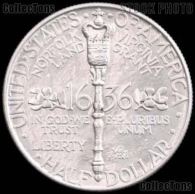 Norfolk Virginia Bicentennial Silver Commemorative Half Dollar (1936) in XF+ Condition