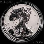 2012-S American Silver Eagle REVERSE PROOF Coin from US Mint Set in Capsule