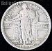 1917 Standing Liberty Silver Quarter Variety 1 Circulated Coin G 4 or Better