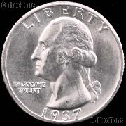 1937-S Washington Silver Quarter Gem BU (Brilliant Uncirculated)