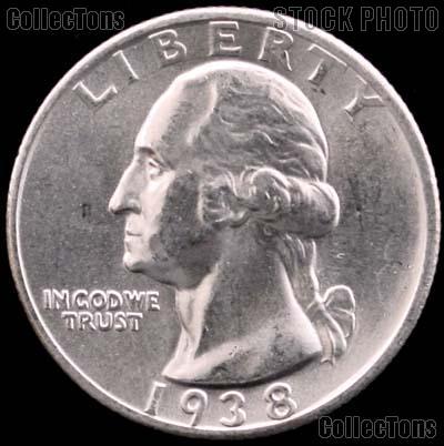 1938-S Washington Silver Quarter Gem BU (Brilliant Uncirculated)