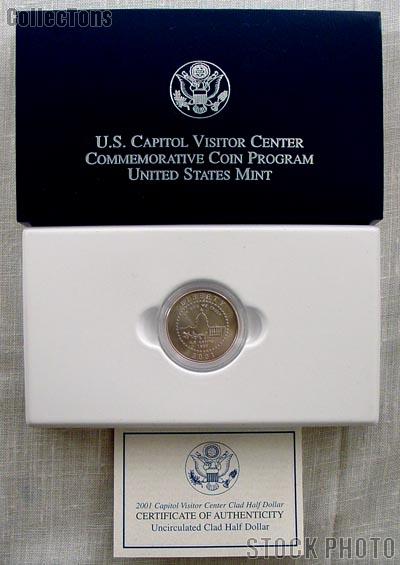 2001-P Capitol Visitor Center Commemorative Uncirculated Half Dollar