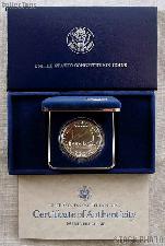 1987-P United States Constitution Bicentennial Commemorative Uncirculated (BU) Silver Dollar