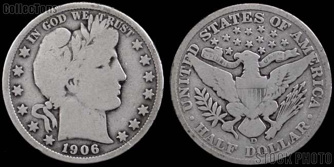 Barber Half Dollar 1892-1915