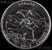 2012-P Alaska Denali National Park Quarter GEM BU America the Beautiful