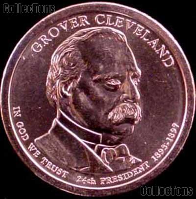 2012-D Grover Cleveland 1893 Presidential Dollar GEM BU 2012 Cleveland Dollar