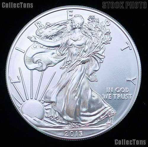 2013 BU American Silver Eagle Dollars