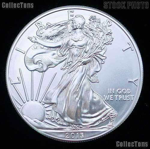 2013 American Silver Eagle Dollar Roll BU Original Roll