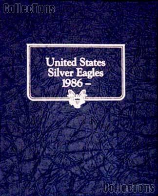Silver Eagles 1986-2008 Whitman Classic Album #3395 w/ extra ports