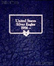 Silver Eagles 1986-2008 Whitman Classic Album #3395 w/ extra ports