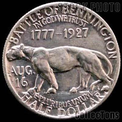 Vermont Sesquicentennial Silver Commemorative Half Dollar (1927) in XF+ Condition