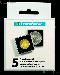 Coin Holder 55mm by Lighthouse (QUADRUM XL 55) 5 Pack of 55mm 2.5x2.5 Plastic Coin Holders