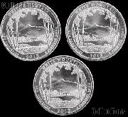 2013 P, D, & S New Hampshire White Mountain National Park Quarters GEM BU America the Beautiful