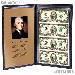 2003 Thomas Jefferson $2 Bill Uncut Currency Set (4 bills) in Portfolio from World Reserve Monetary Exchange