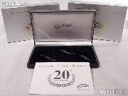 2006 American Eagle 20th Anniversary Silver Coin Set OGP Replacement Box and COA