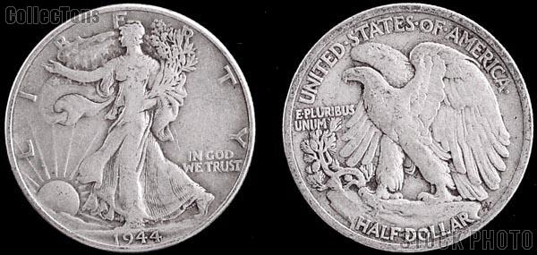 Walking Liberty  Silver Half Dollars 3 Different Coin Lot G+ Condition