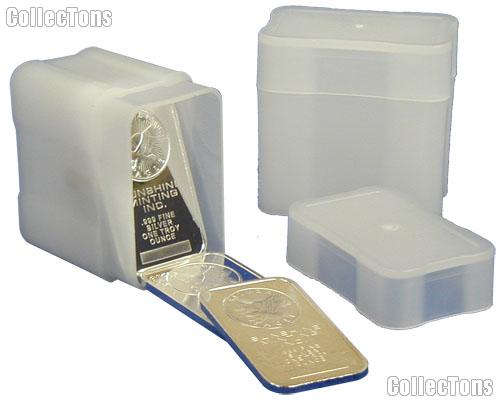 CoinSafe Coin Tubes for 20 1oz SILVER BARS Box of 100