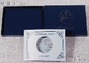 1982 George Washington 250th Anniversary Commemorative Uncirculated Silver Half Dollar OGP Replacement Box and COA
