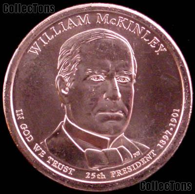 2013-P William McKinley Presidential Dollar GEM BU 2013 McKinley Dollar