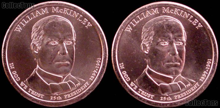 2013 P & D William McKinley Presidential Dollar GEM BU 2013 McKinley Dollars