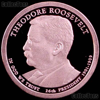 2013-S Theodore Roosevelt Presidential Dollar GEM PROOF Coin