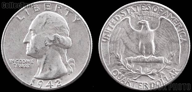Washington Silver Quarter (1932-1964) One Coin G+ Condition