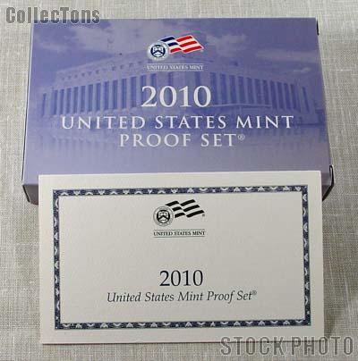 2010 U.S. Mint Proof Set OGP Replacement Box and COA