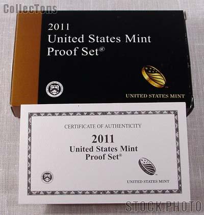 2011 U.S. Mint Proof Set OGP Replacement Box and COA