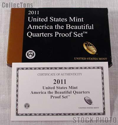 2011 U.S. Mint QUARTER Proof Set OGP Replacement Box and COA