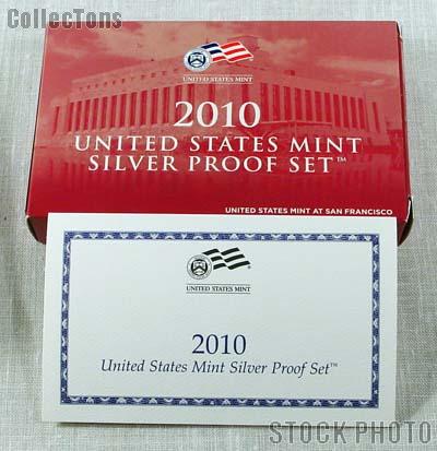 2010 SILVER PROOF SET OGP Replacement Box and COA