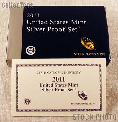 2011 SILVER PROOF SET OGP Replacement Box and COA