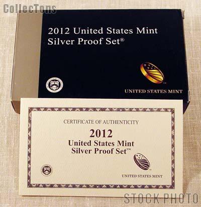 2012 SILVER PROOF SET OGP Replacement Box and COA