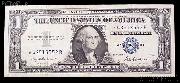 One Dollar Bill Silver Certificate STAR NOTE Series 1957 US Currency